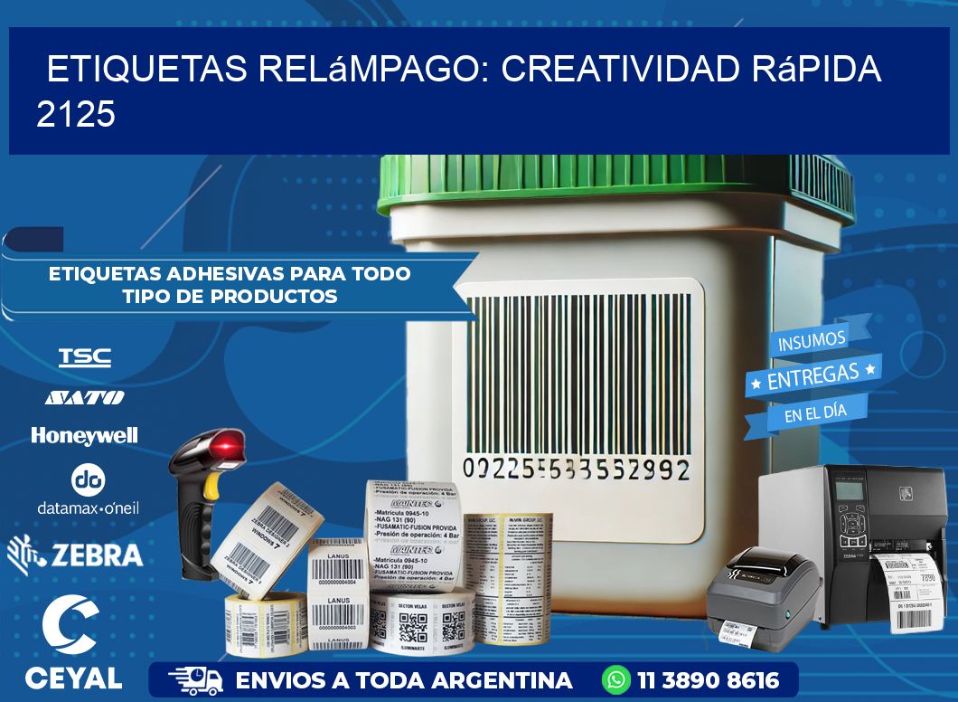Etiquetas Relámpago: Creatividad Rápida 2125