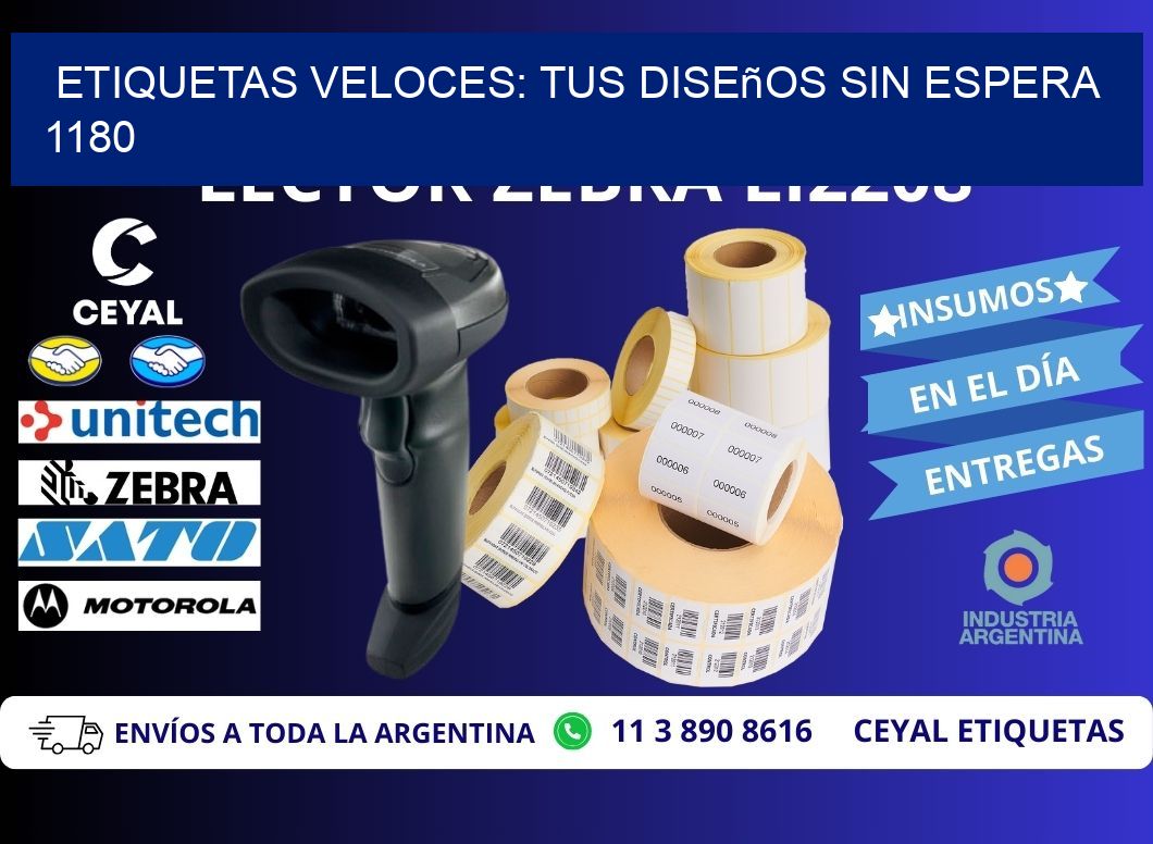 Etiquetas Veloces: Tus Diseños sin Espera 1180