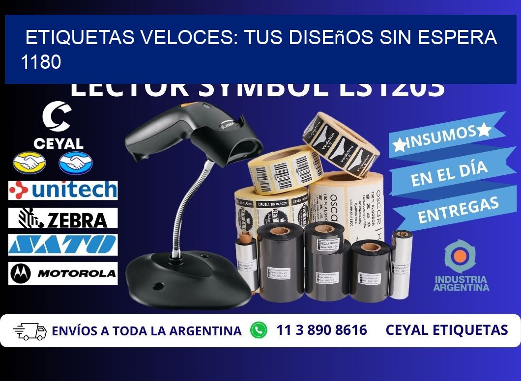 Etiquetas Veloces: Tus Diseños sin Espera 1180
