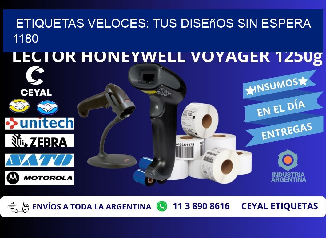 Etiquetas Veloces: Tus Diseños sin Espera 1180