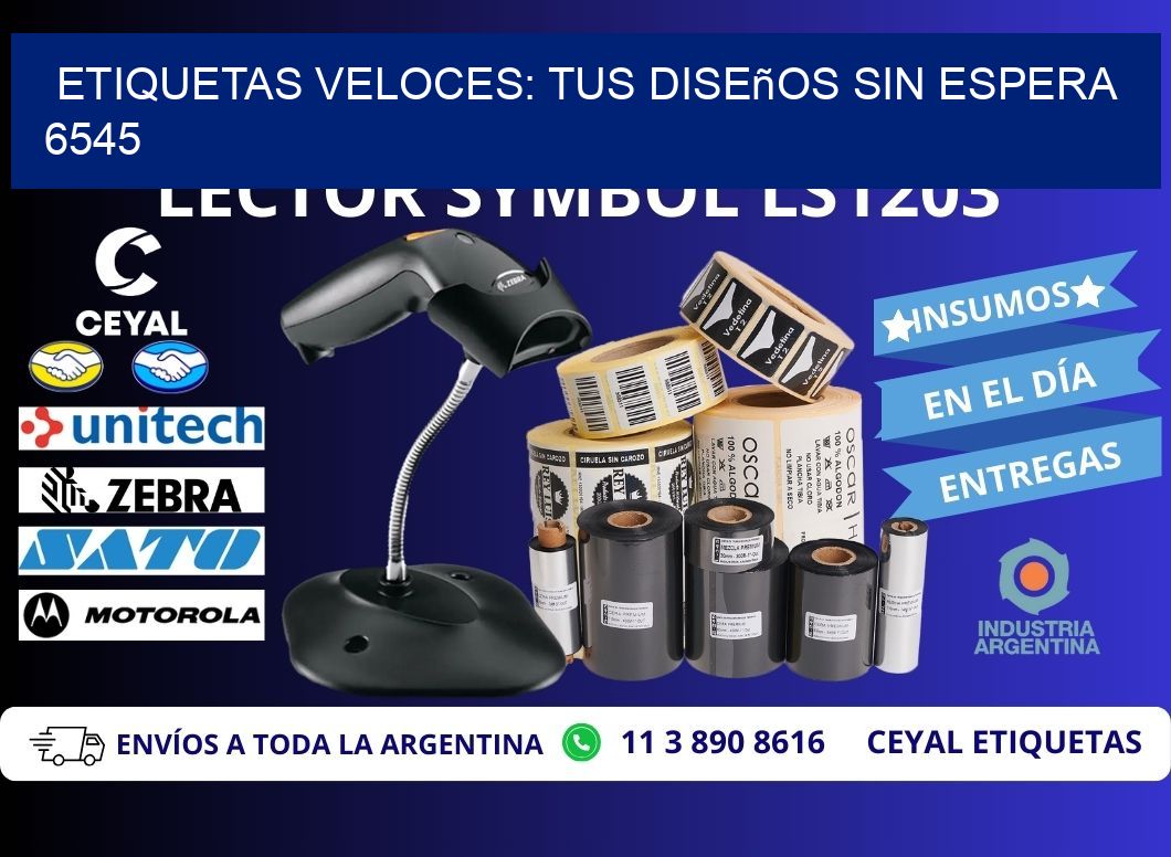 Etiquetas Veloces: Tus Diseños sin Espera 6545