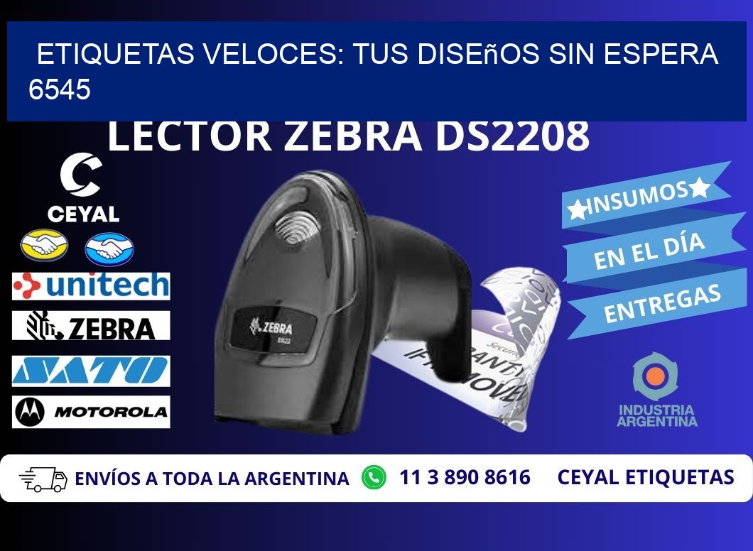Etiquetas Veloces: Tus Diseños sin Espera 6545
