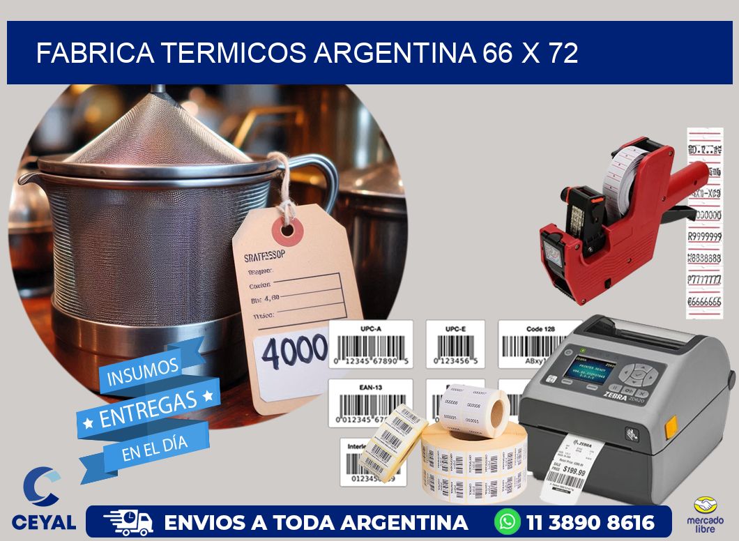 Fabrica TERMICOS ARGENTINA 66 x 72