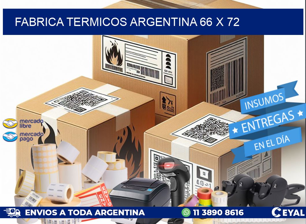 Fabrica TERMICOS ARGENTINA 66 x 72
