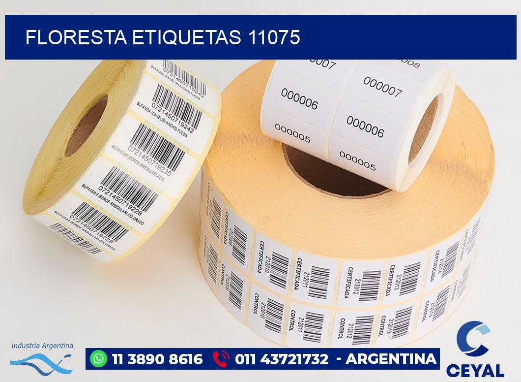 Floresta etiquetas 11075