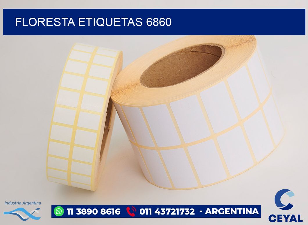Floresta etiquetas 6860