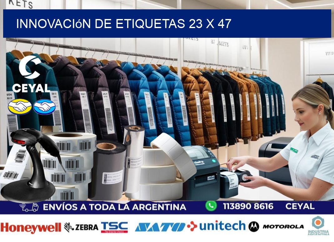 Innovación de etiquetas 23 x 47