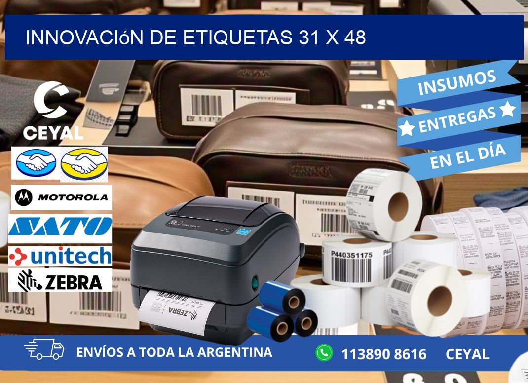 Innovación de etiquetas 31 x 48