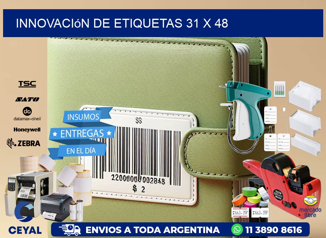 Innovación de etiquetas 31 x 48