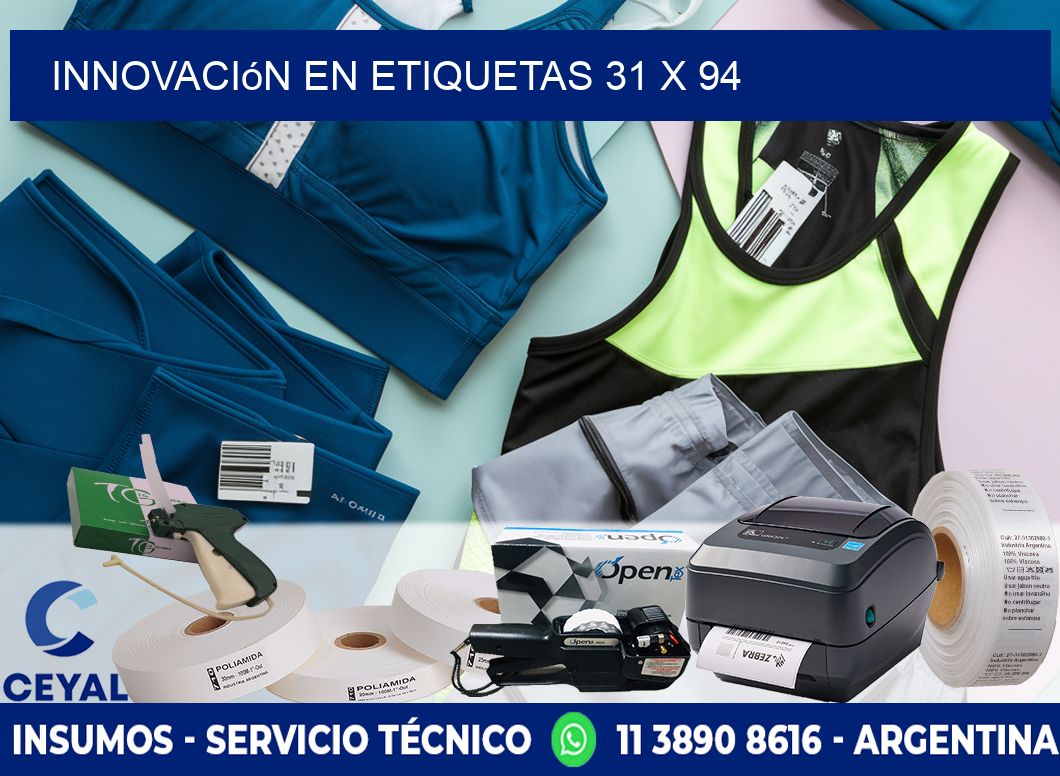 Innovación en etiquetas 31 x 94