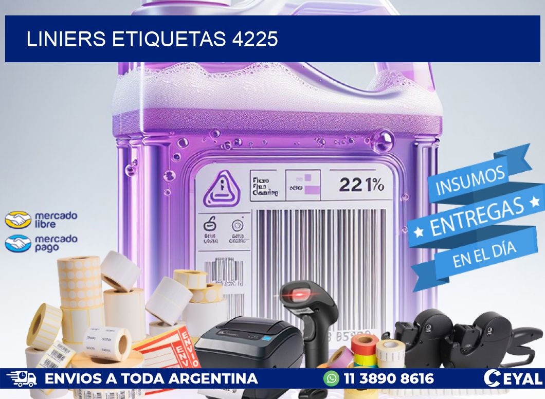 Liniers etiquetas 4225