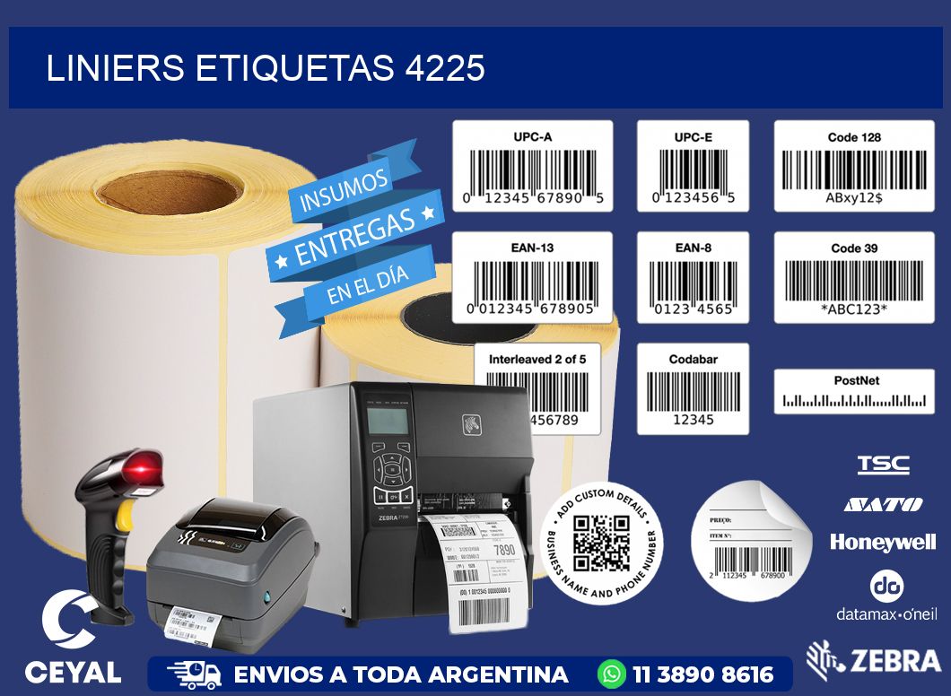 Liniers etiquetas 4225