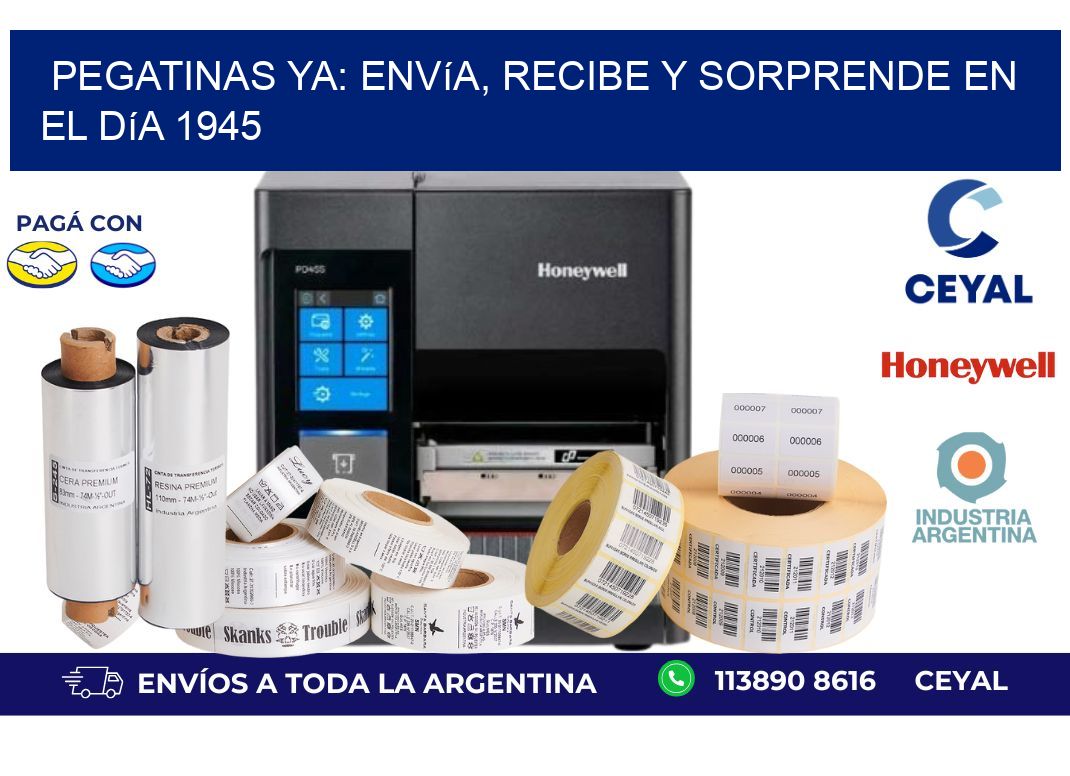 Pegatinas Ya: Envía, Recibe y Sorprende en el Día 1945