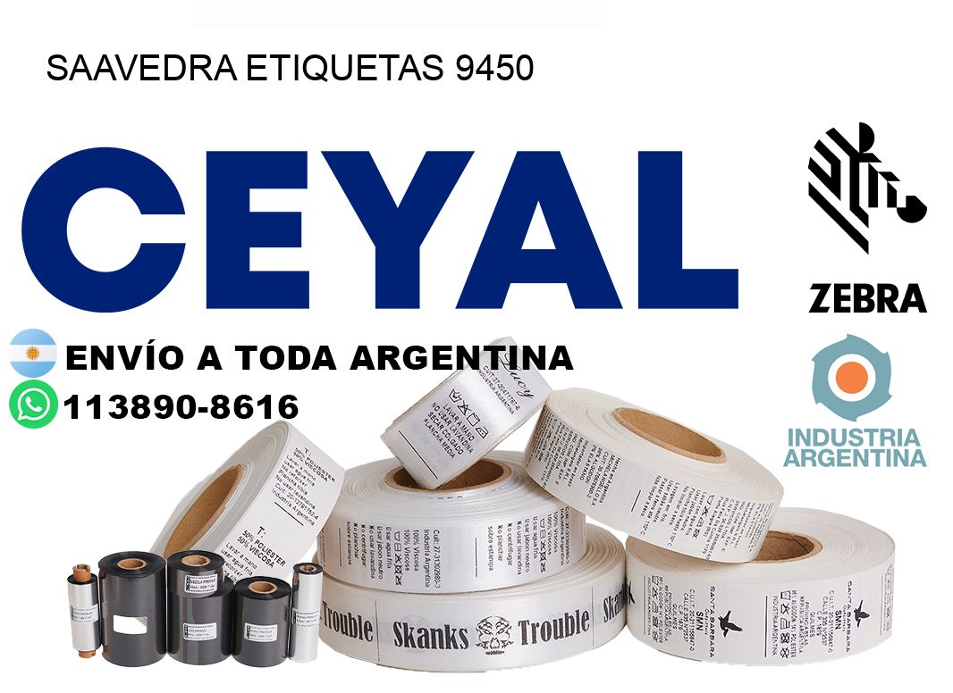 Saavedra etiquetas 9450