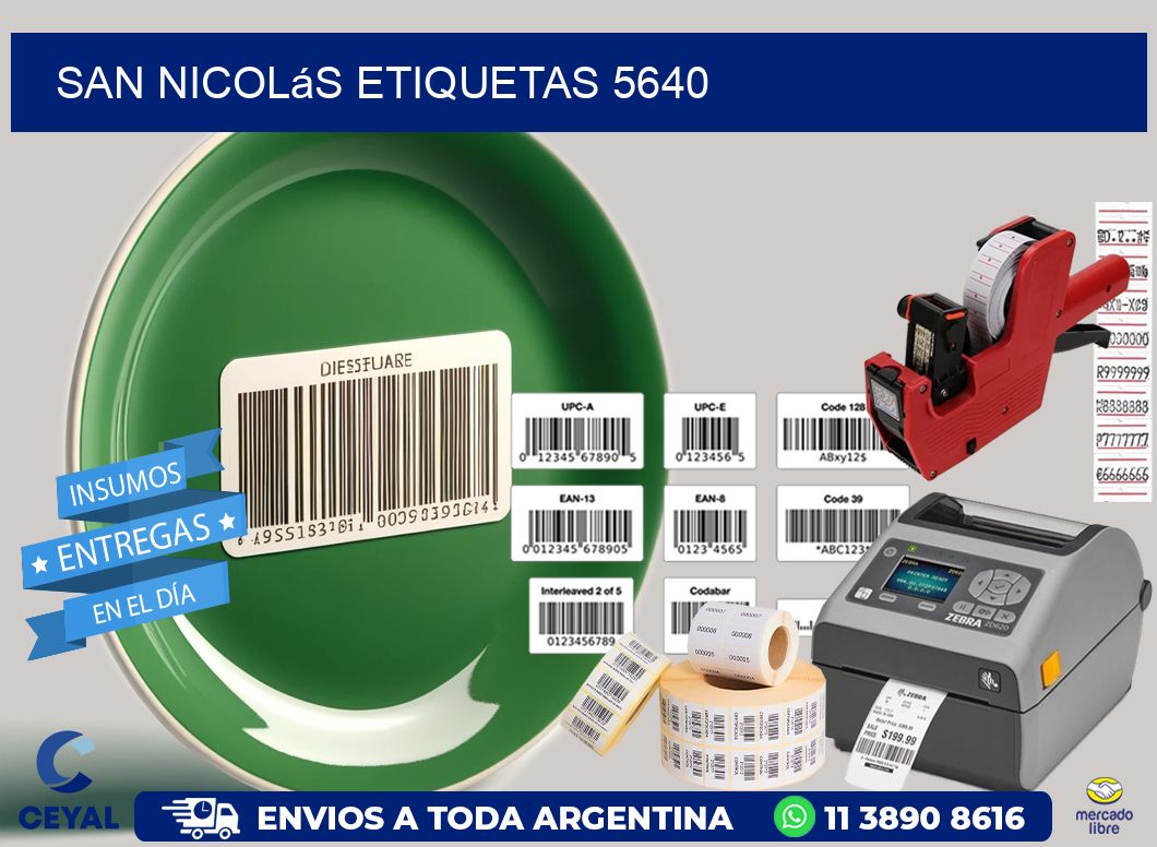San Nicolás etiquetas 5640