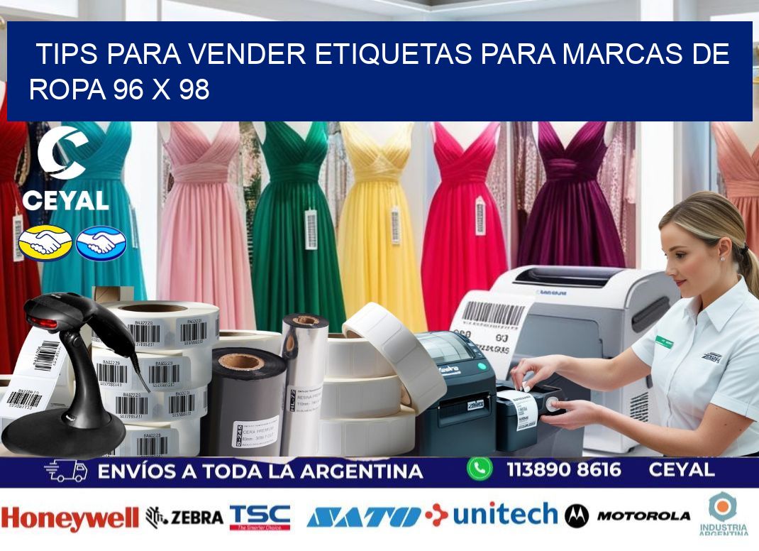 Tips para Vender Etiquetas para Marcas de Ropa 96 x 98
