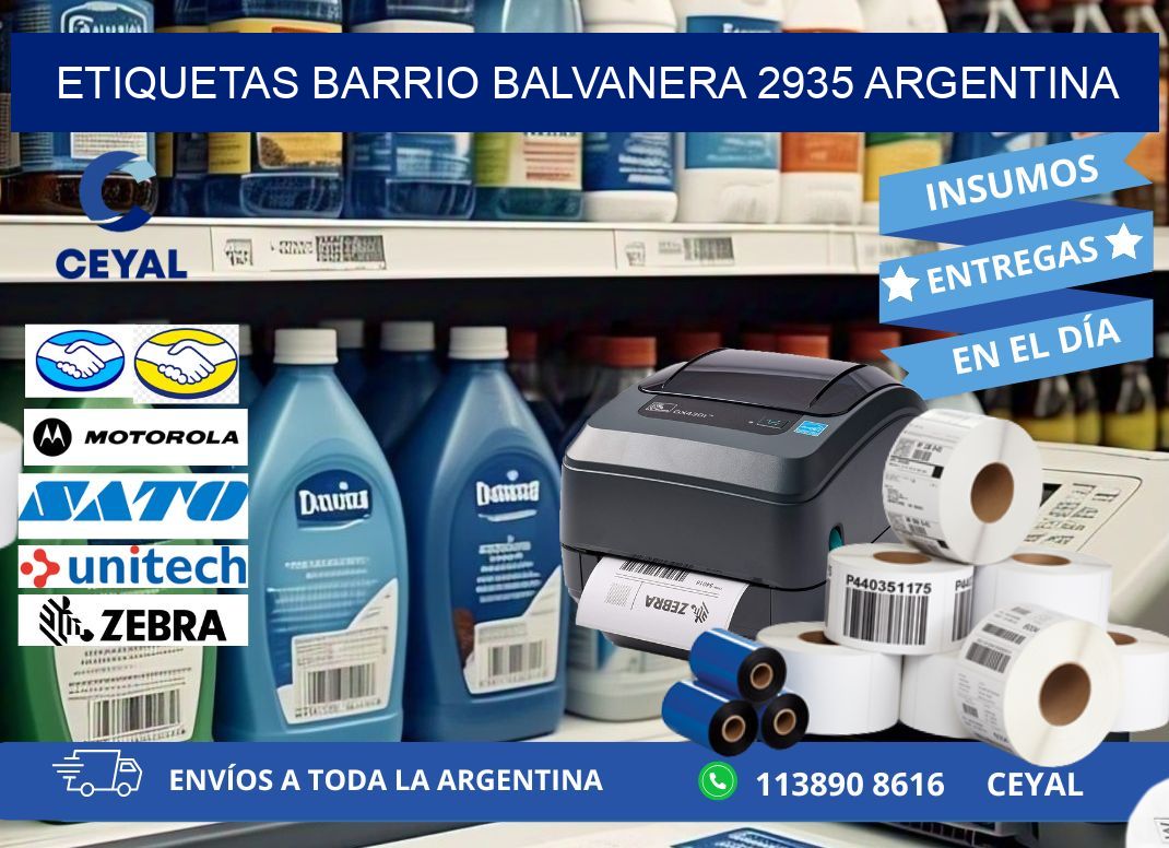 etiquetas barrio balvanera 2935 argentina