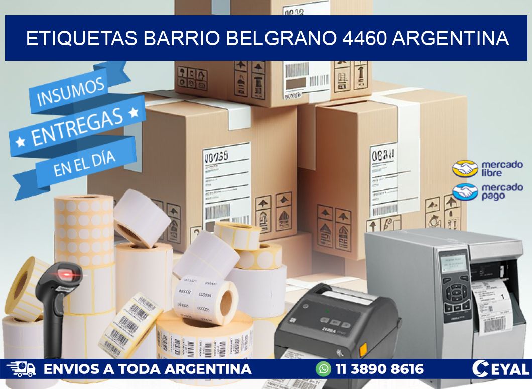 etiquetas barrio belgrano 4460 argentina