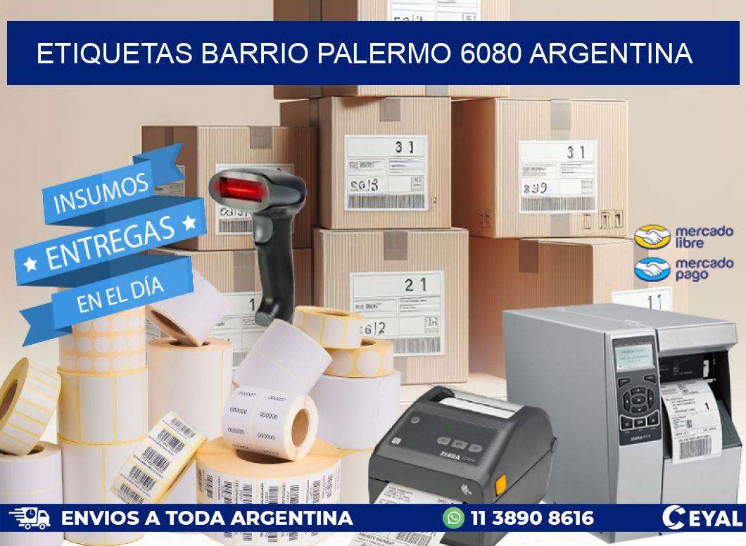 etiquetas barrio palermo 6080 argentina