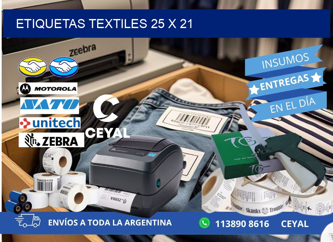 etiquetas textiles 25 x 21
