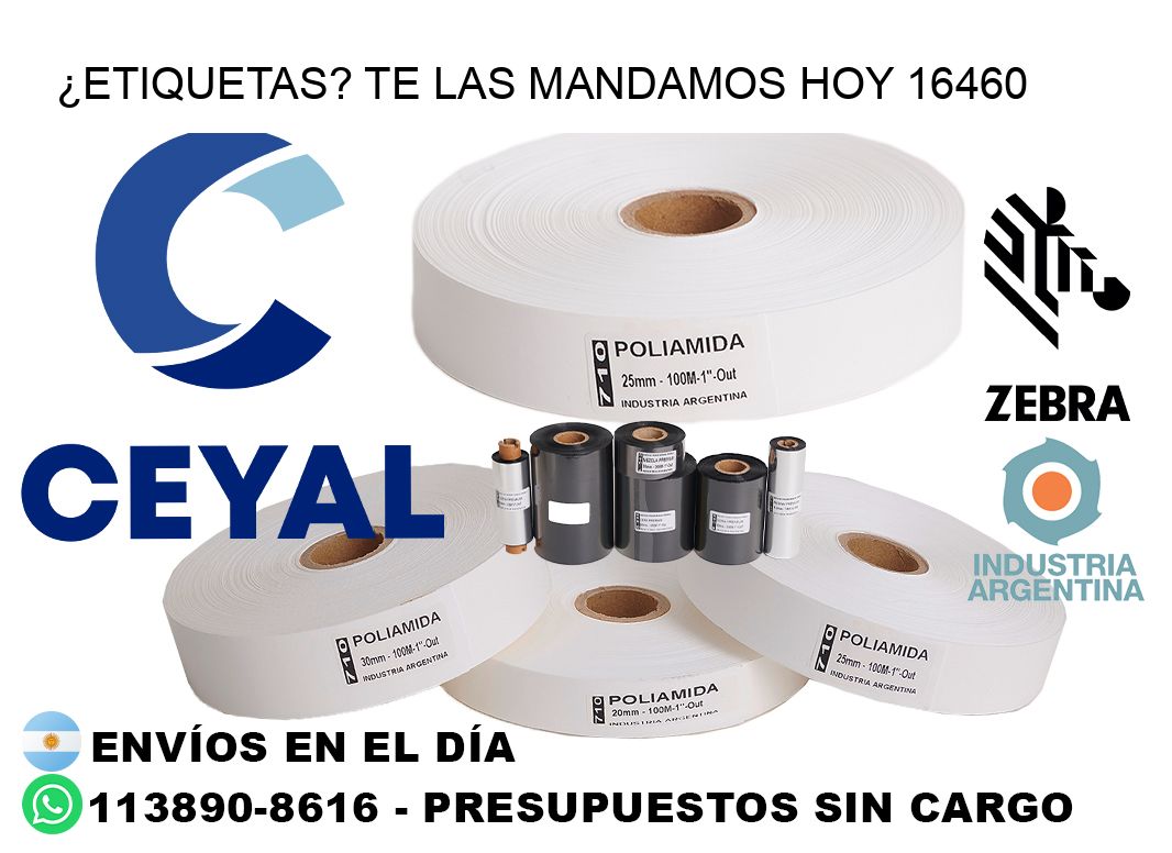 ¿Etiquetas? Te las Mandamos Hoy 16460