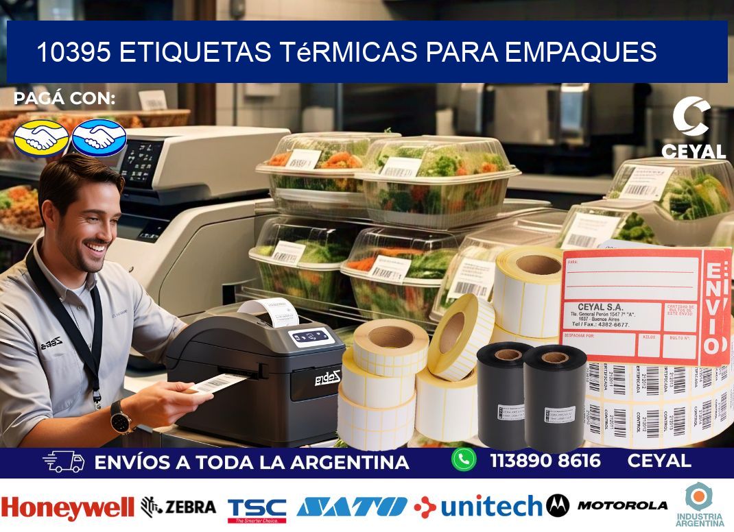 10395 Etiquetas térmicas para empaques