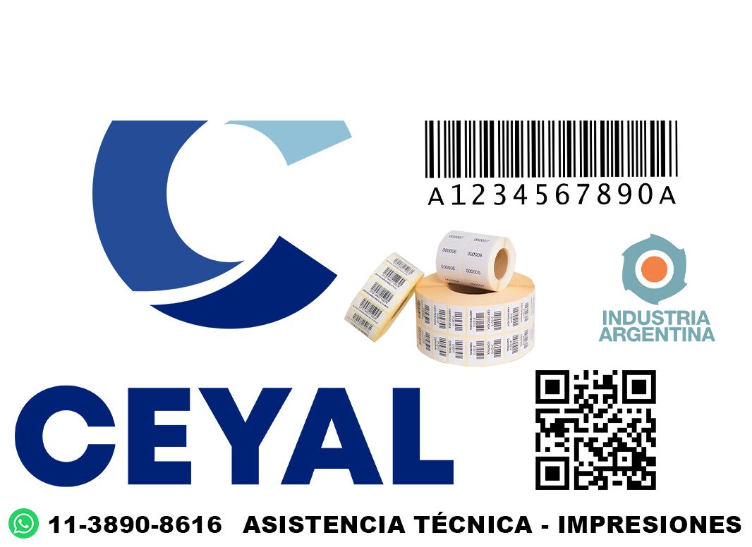 10735 Etiquetas adhesivas para consumo masivo