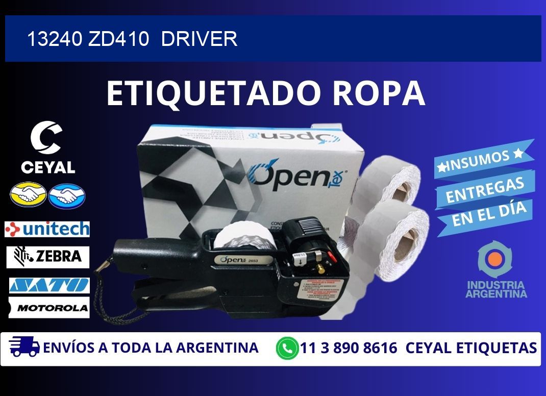 13240 ZD410  driver