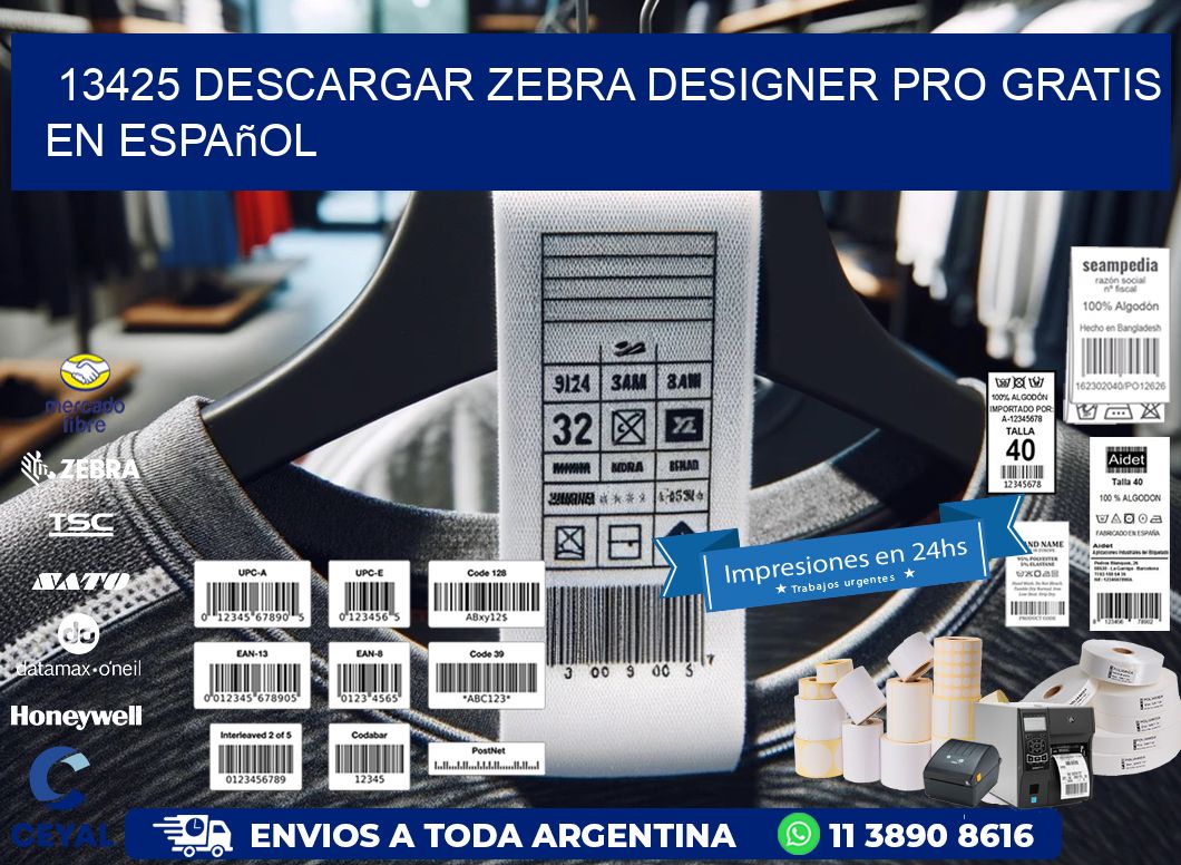 13425 Descargar Zebra Designer Pro gratis en Español