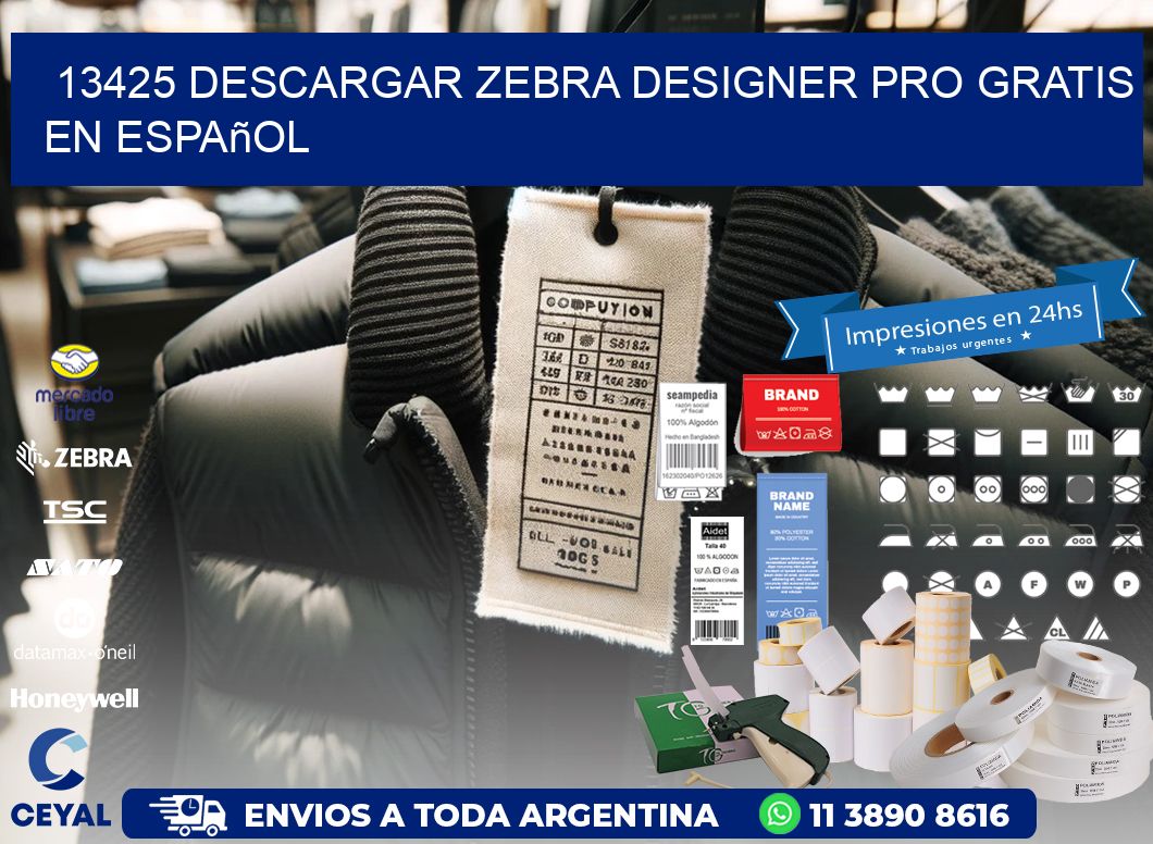 13425 Descargar Zebra Designer Pro gratis en Español