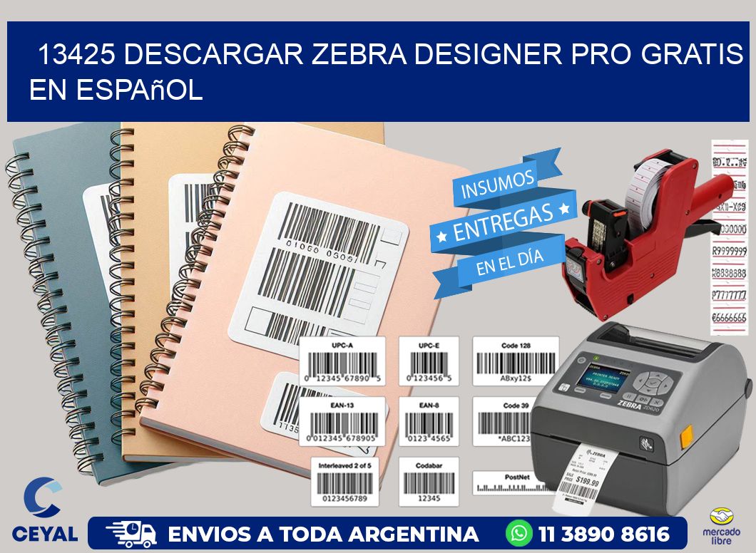 13425 Descargar Zebra Designer Pro gratis en Español