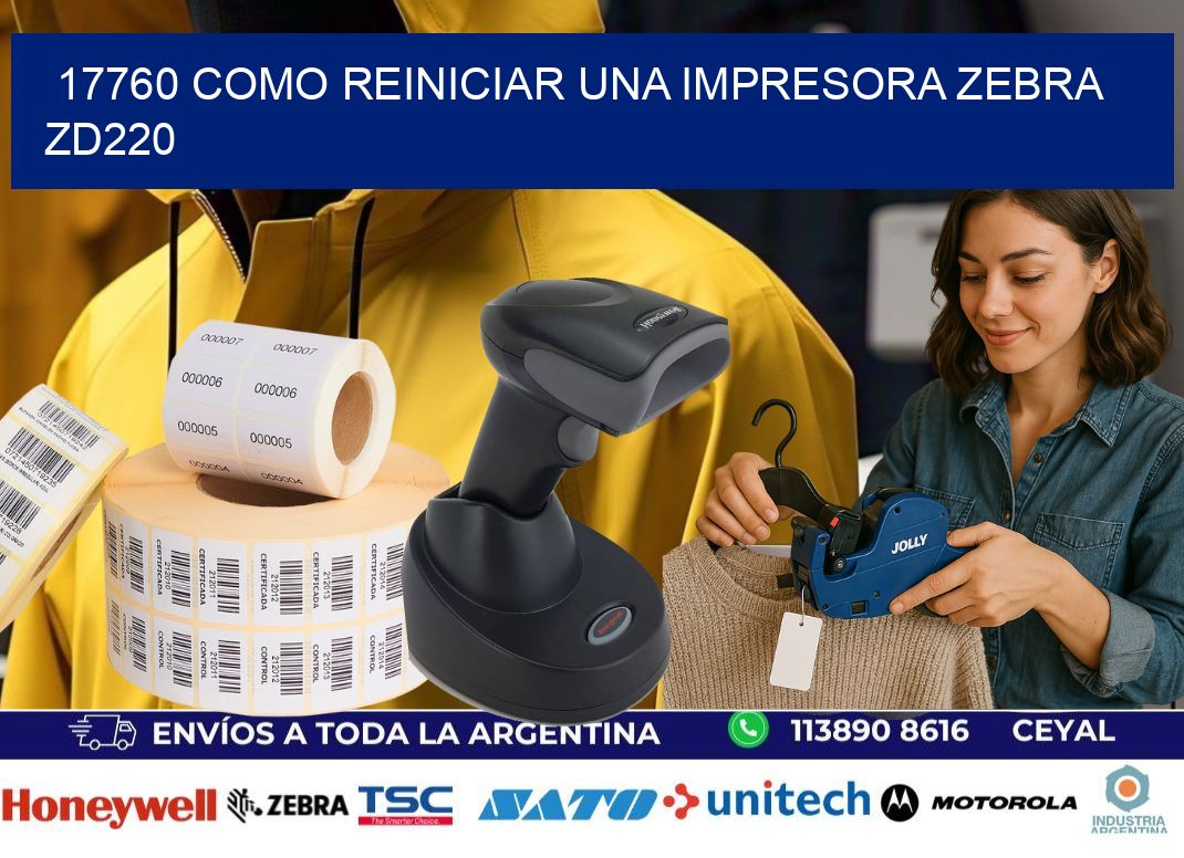 17760 Como reiniciar una impresora Zebra  ZD220