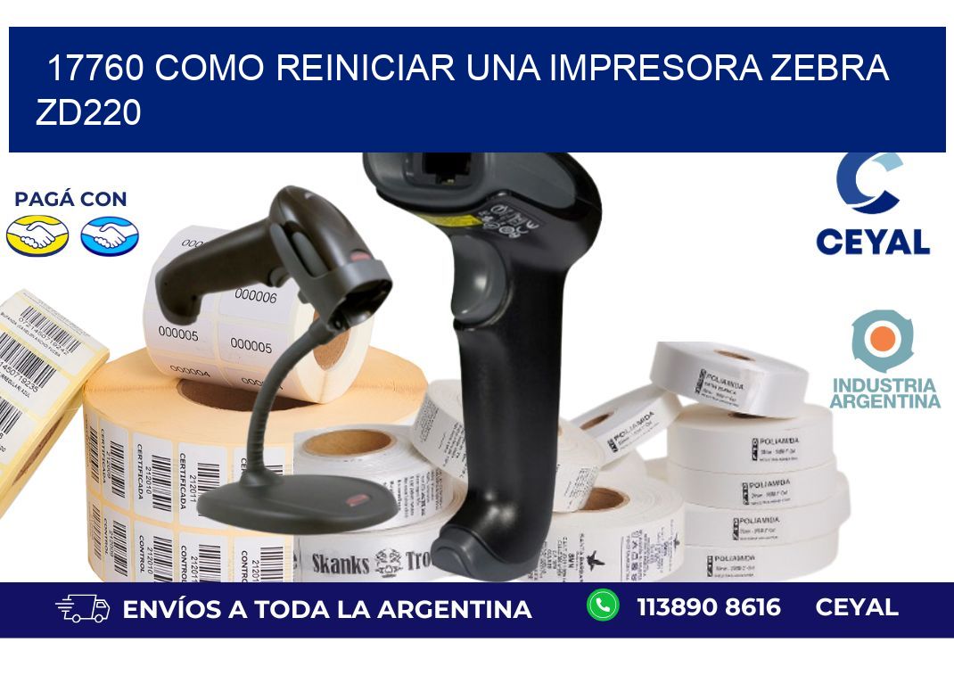 17760 Como reiniciar una impresora Zebra  ZD220