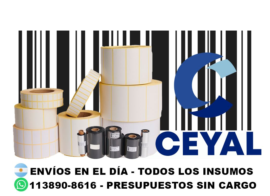 2 cajas de etiquetas 26 x 65