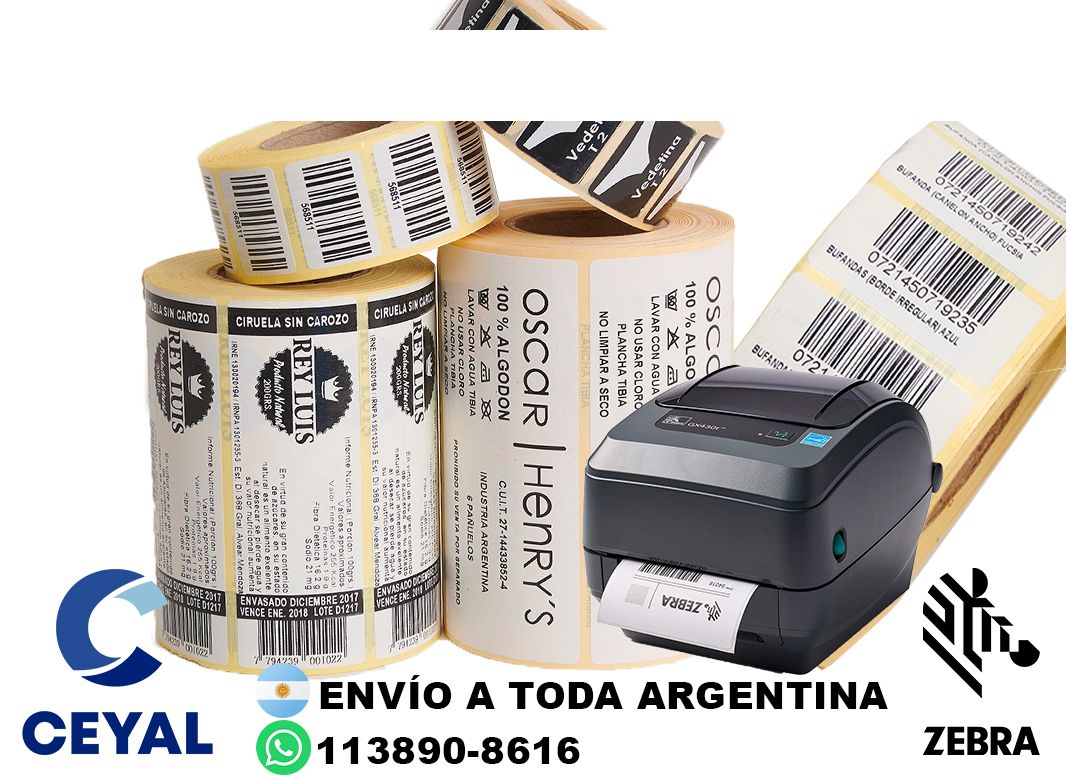 2 cajas de etiquetas 37 x 21