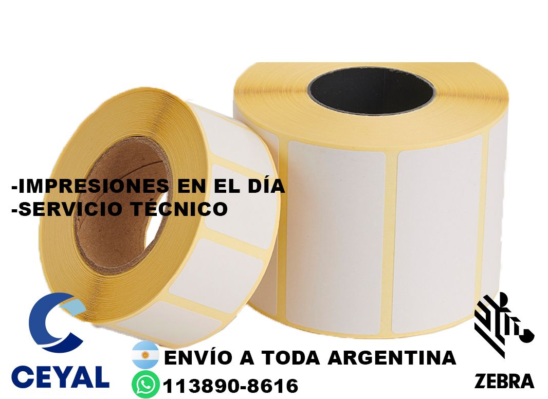 2 cajas de etiquetas 41 x 100