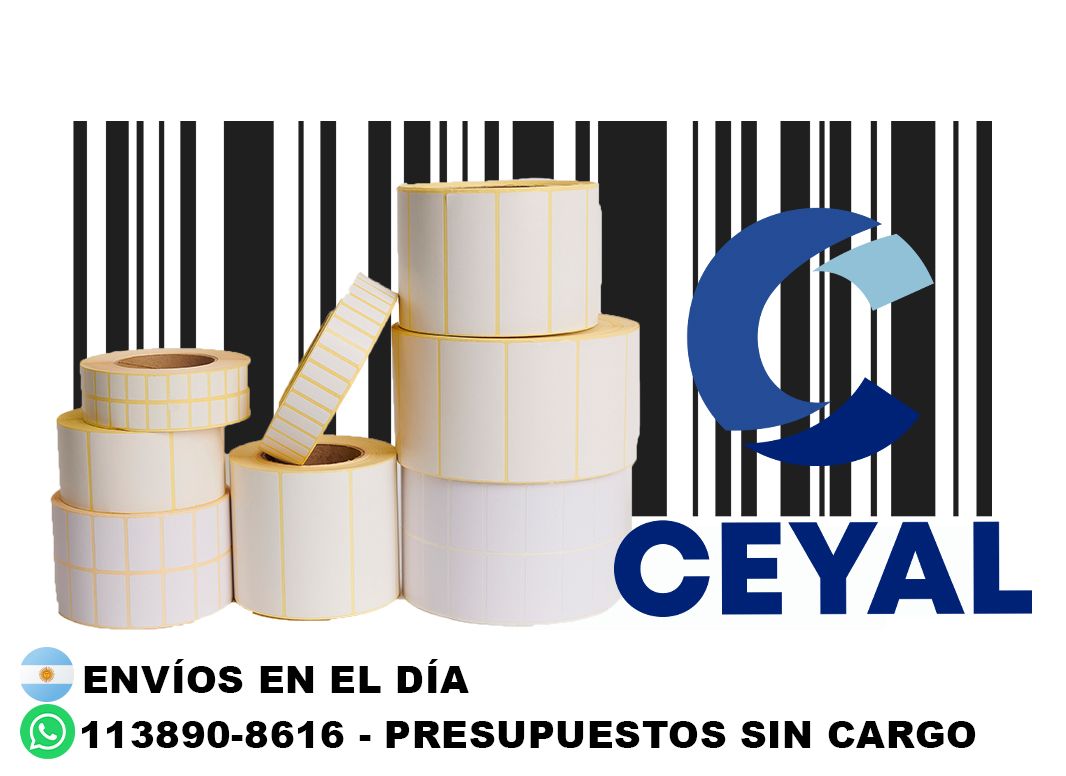 2 cajas de etiquetas 70 x 25