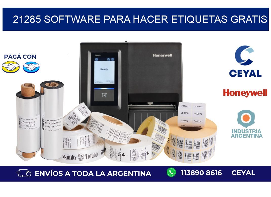 21285 Software para hacer etiquetas gratis