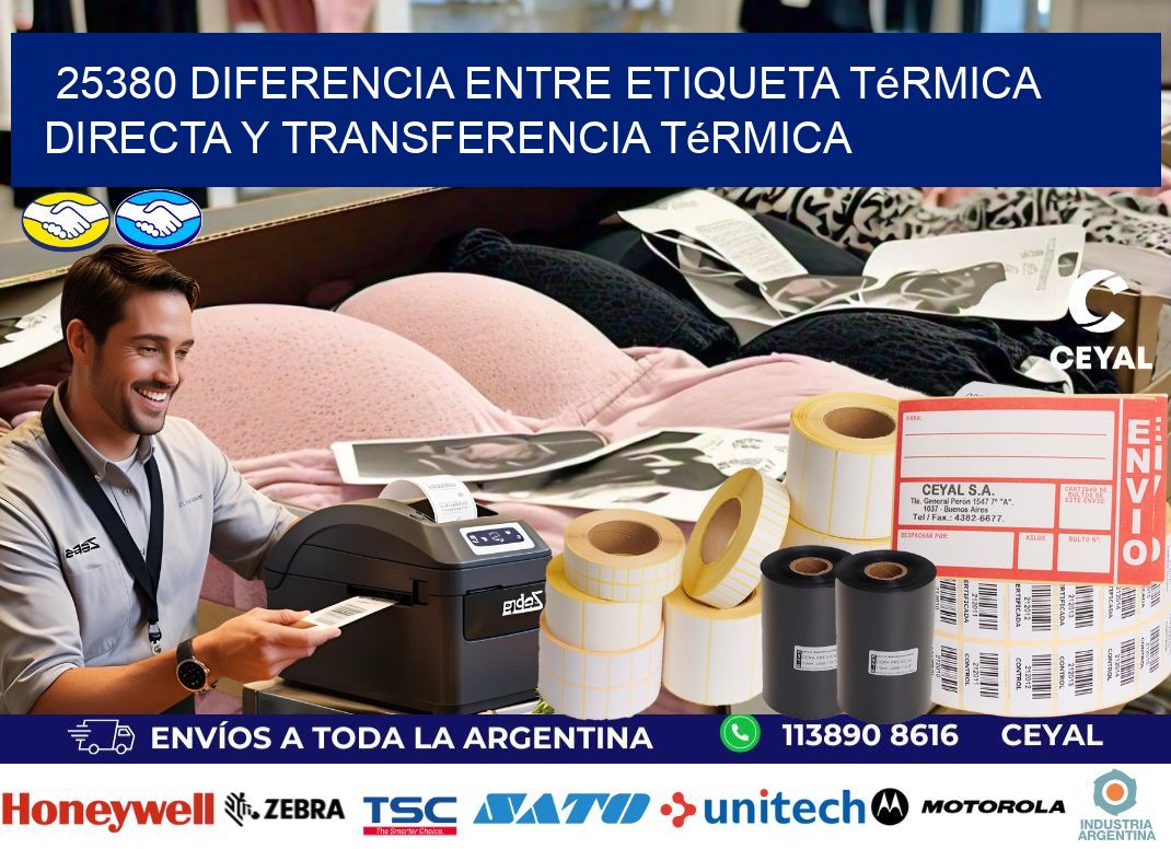 25380 diferencia entre etiqueta térmica directa y transferencia térmica