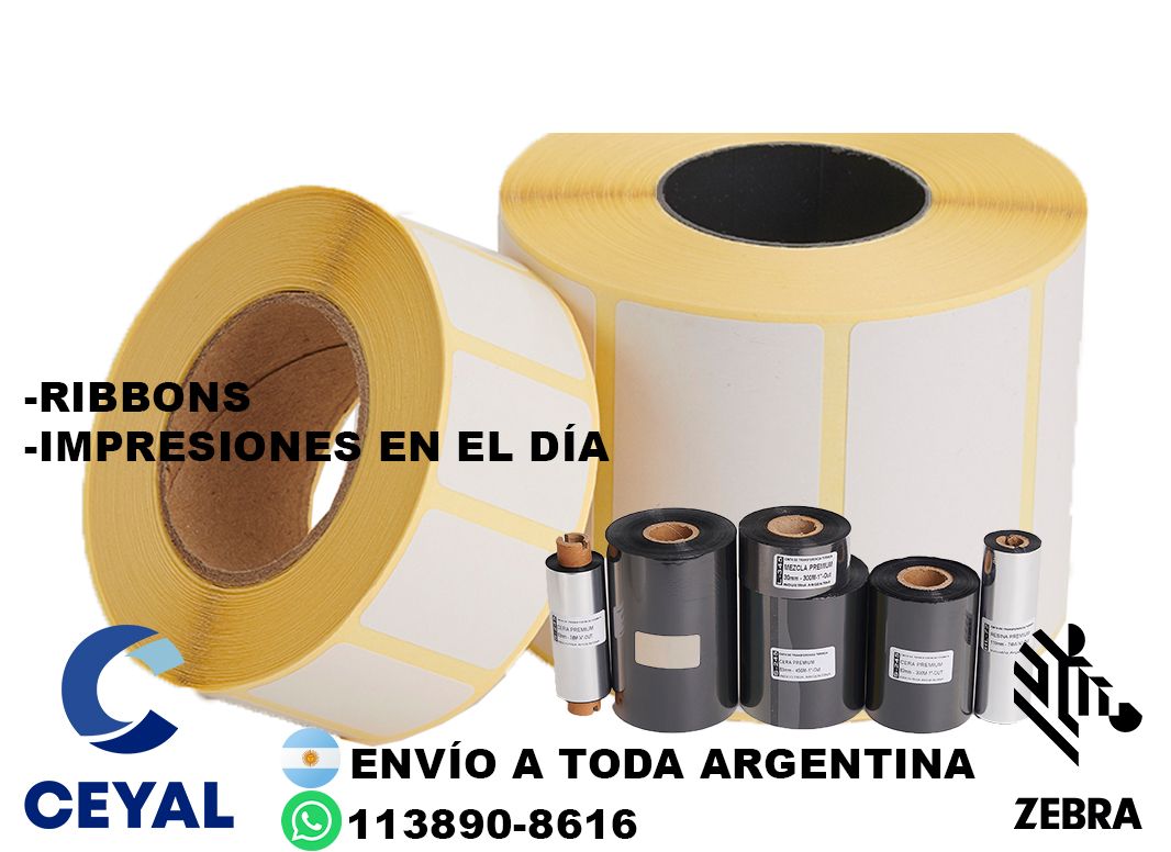 3 cajas de etiquetas 48 x 50