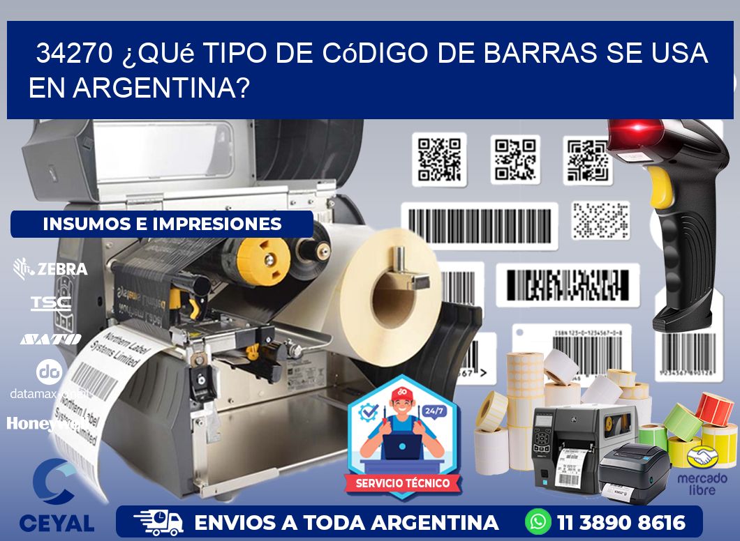 34270 ¿Qué tipo de código de barras se usa en Argentina?