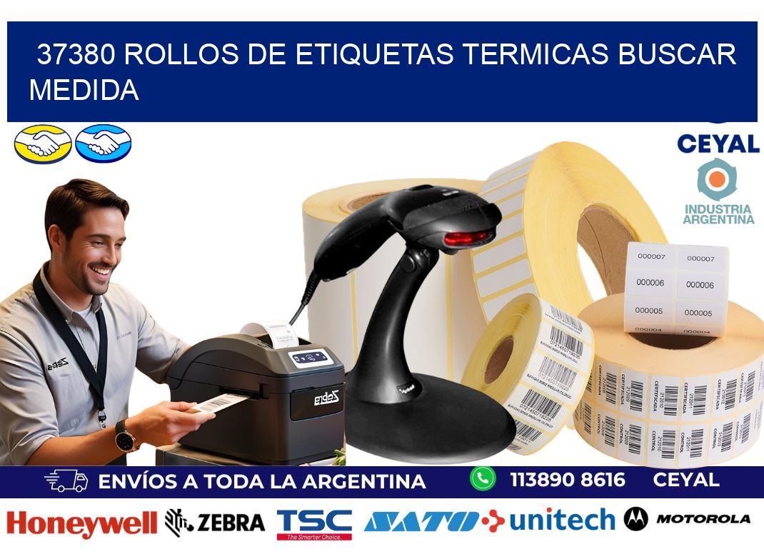 37380 rollos de etiquetas termicas buscar medida