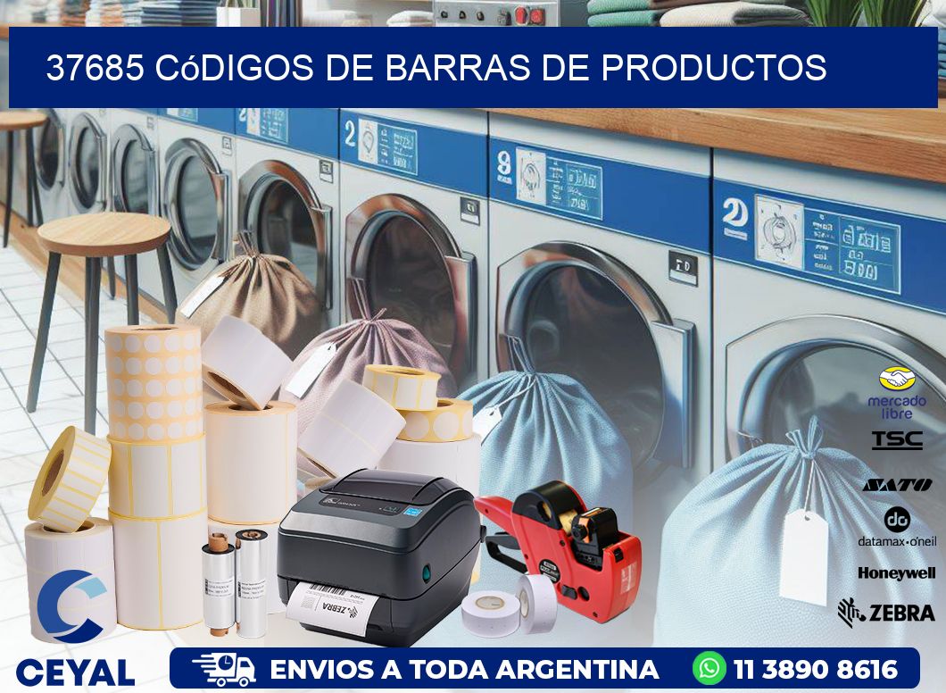 37685 Códigos de barras de productos