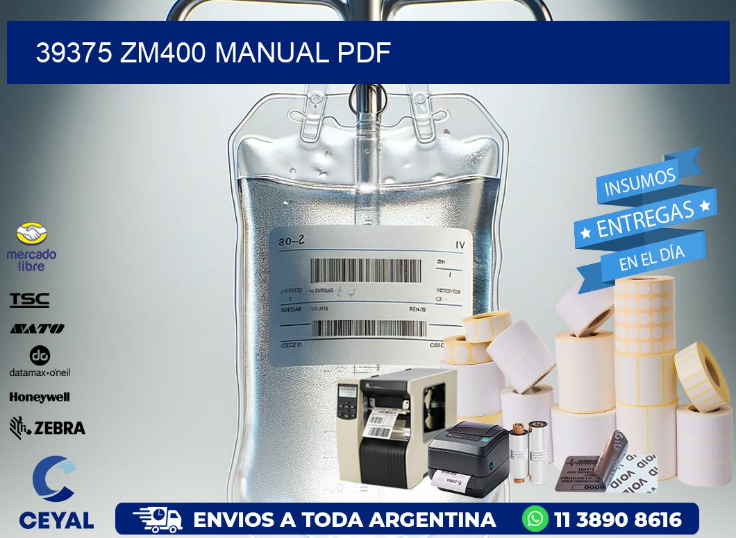 39375 ZM400 manual PDF