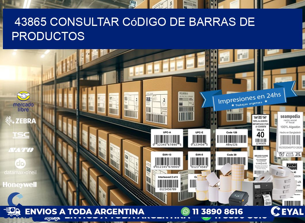 43865 Consultar código de barras de productos