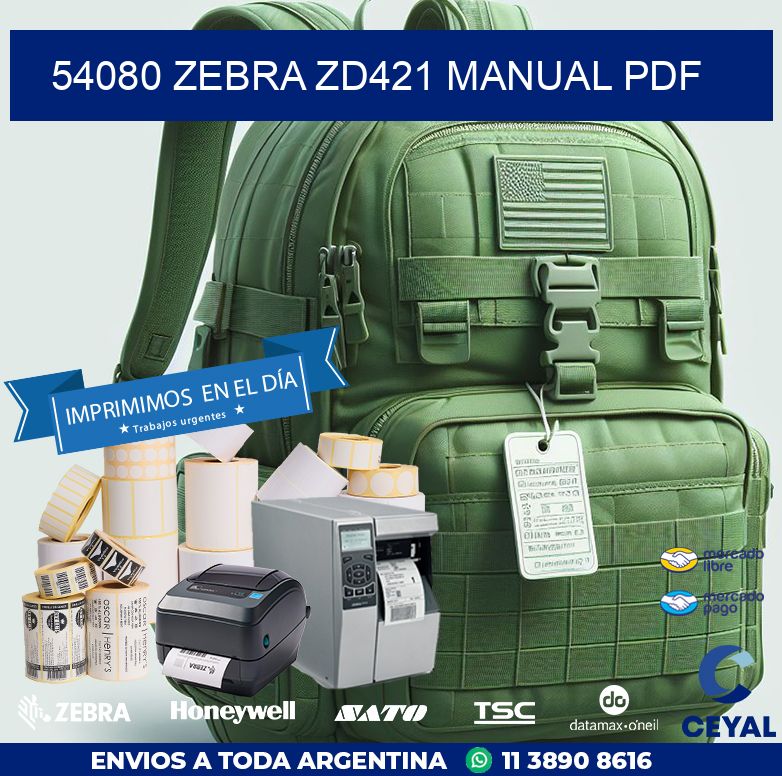 54080 Zebra ZD421 manual PDF