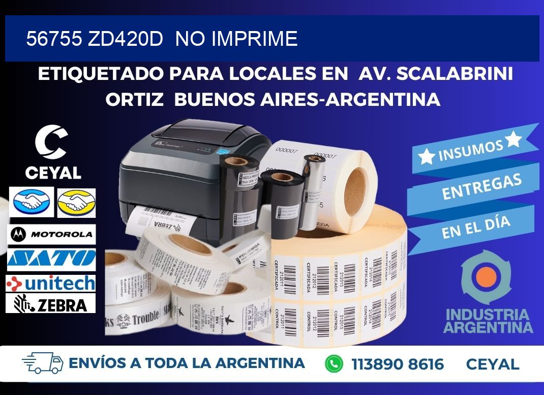 56755 ZD420d  no imprime