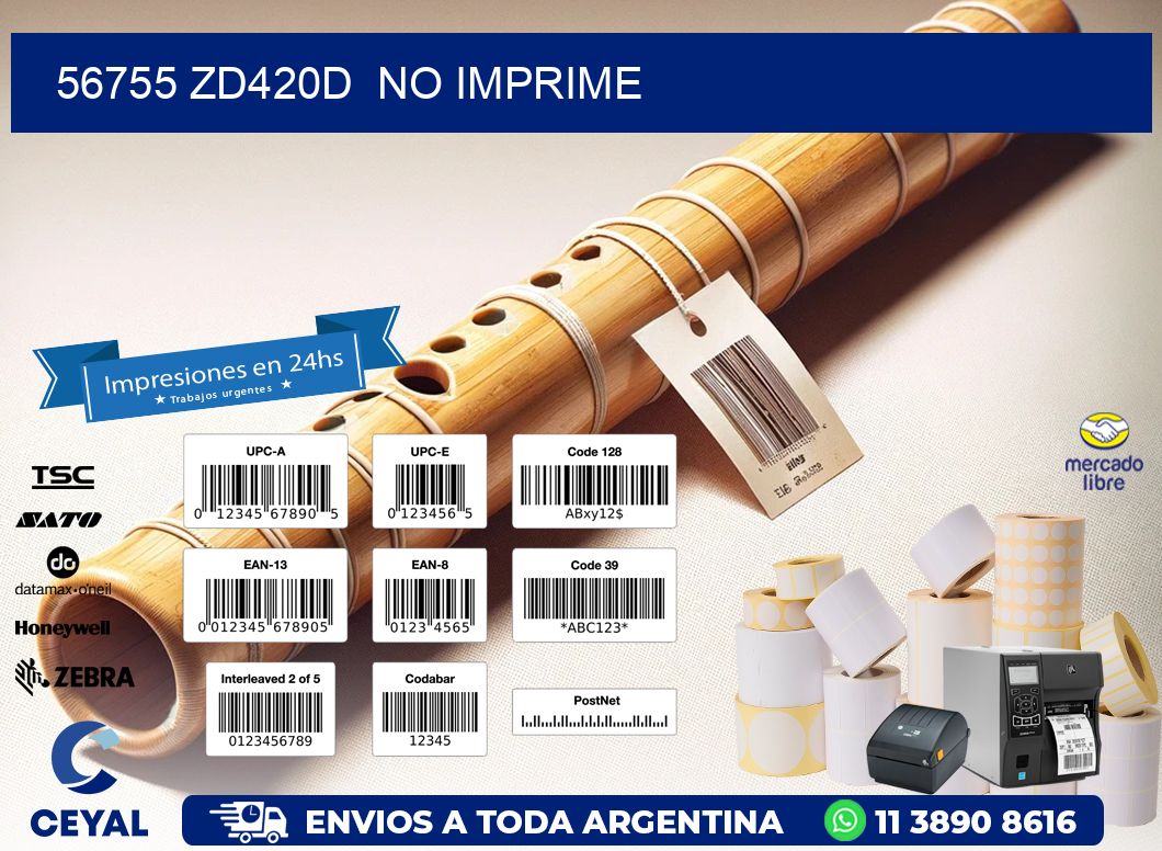 56755 ZD420d  no imprime