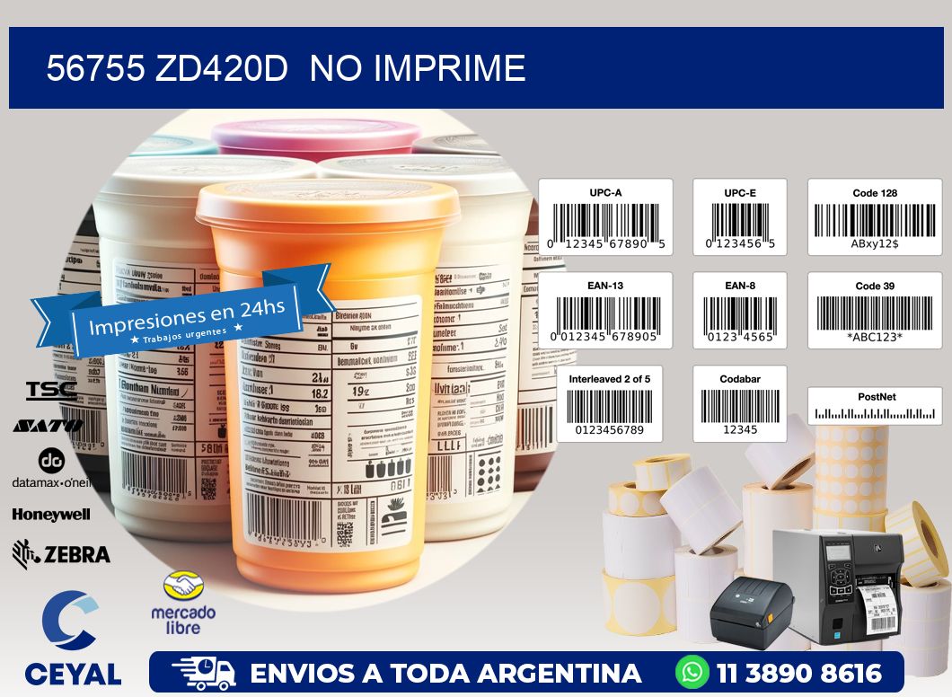 56755 ZD420d  no imprime