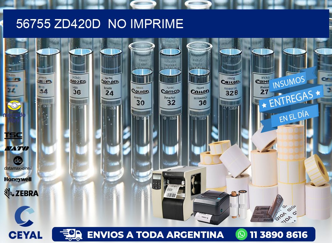 56755 ZD420d  no imprime